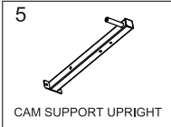 Lionscool Seated Leg Extension Upgrade Components Cam Support Upright LIONSCOOL