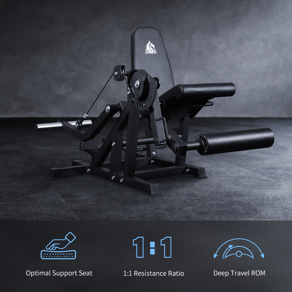 LIONSCOOL Leg Extension and Curl Machine V4.0 LIONSCOOL