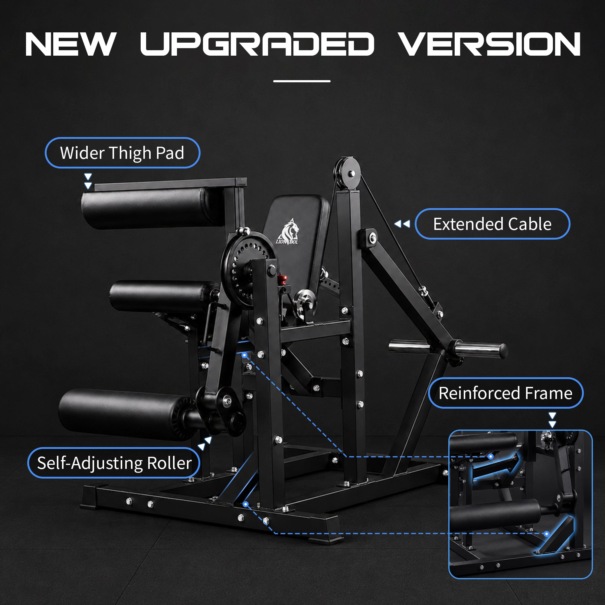 Lionscool Seated Curl Extension Machine LIONSCOOL