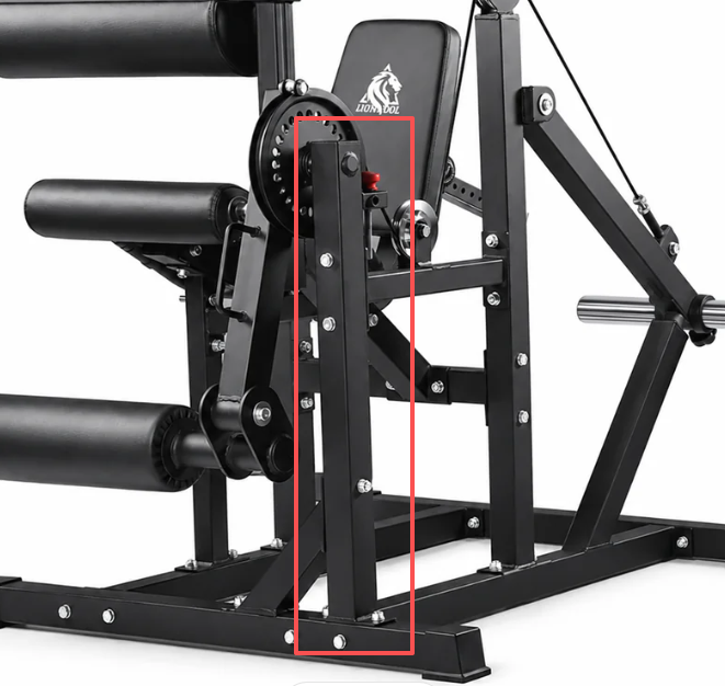 Lionscool Seated Leg Extension Upgrade Components Cam Support Upright LIONSCOOL