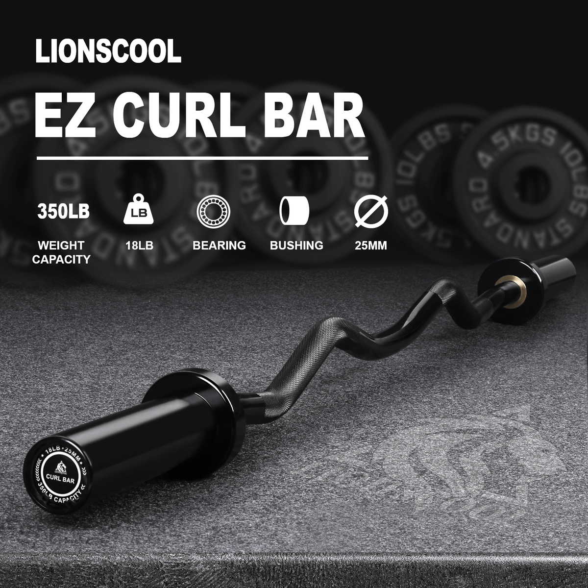 Lionscool EZ Curl Bar LIONSCOOL