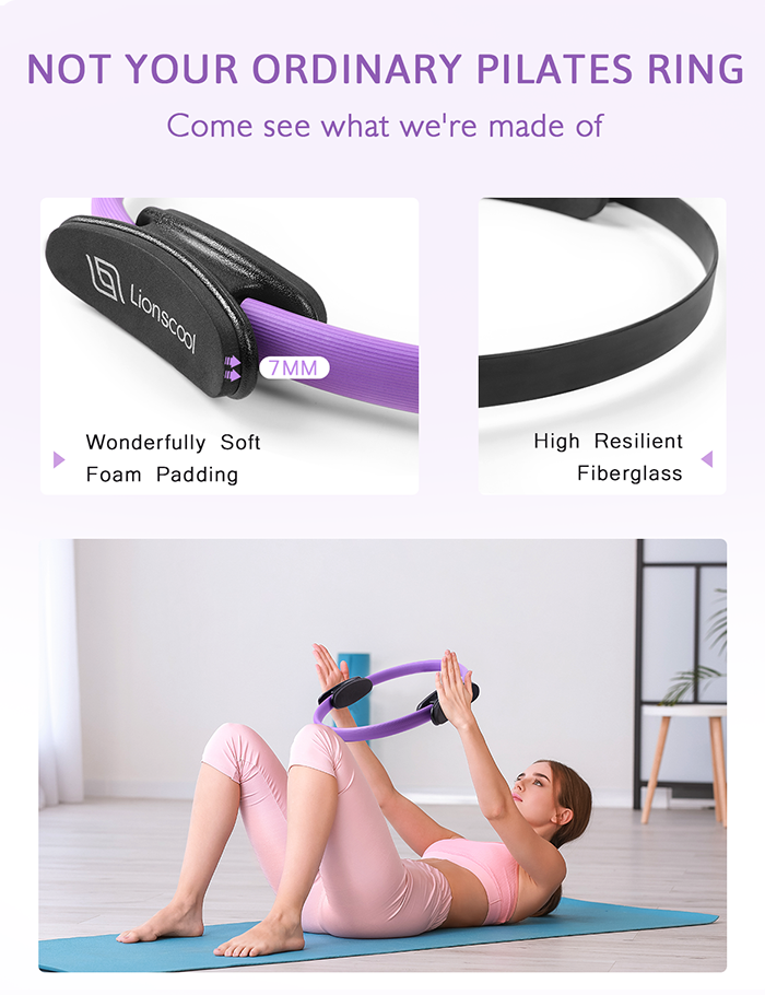 LIONSCOOL PILATES RING SET - Purple LIONSCOOL