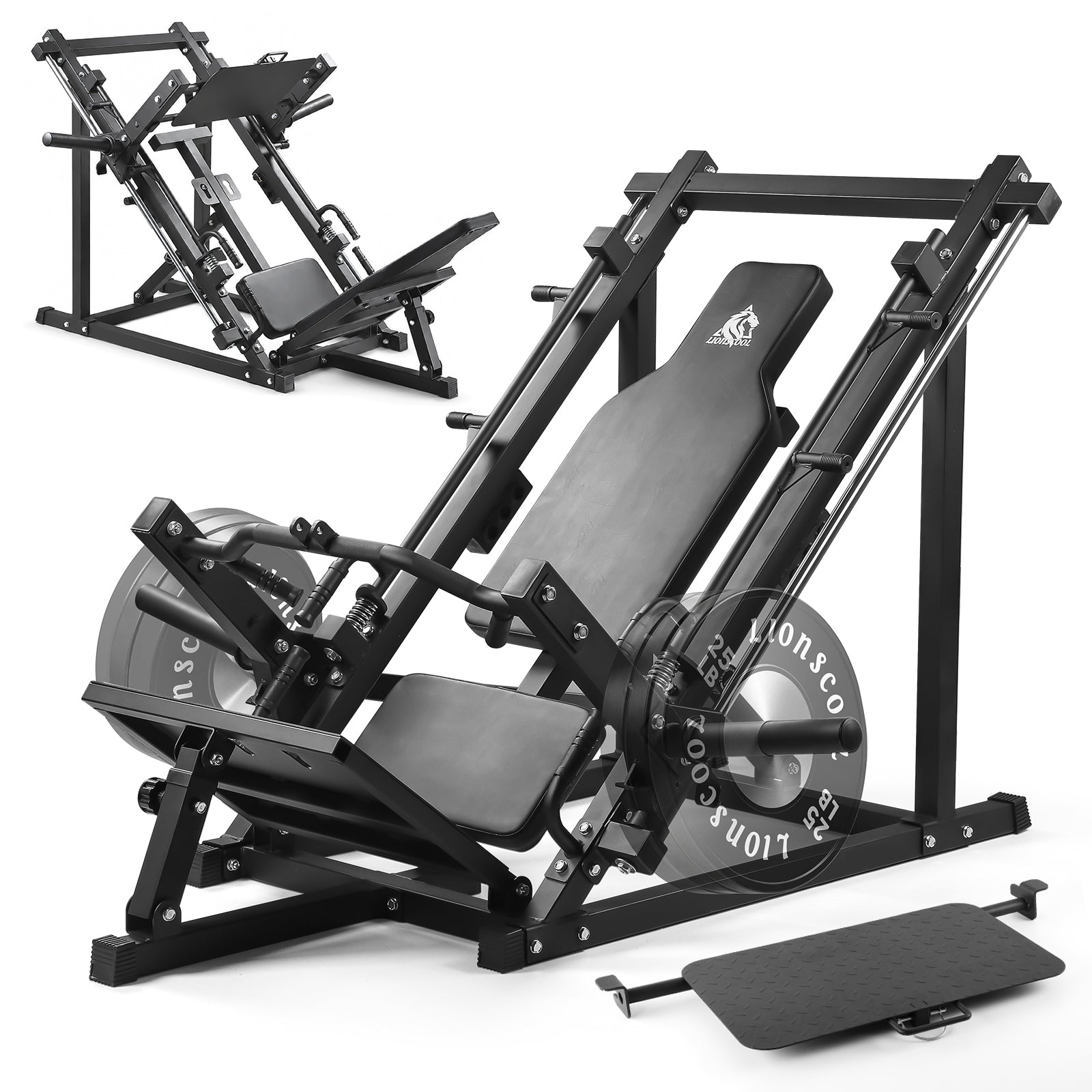 Lionscool 2-in-1  Linear Row Machine & Leg Press machine LIONSCOOL