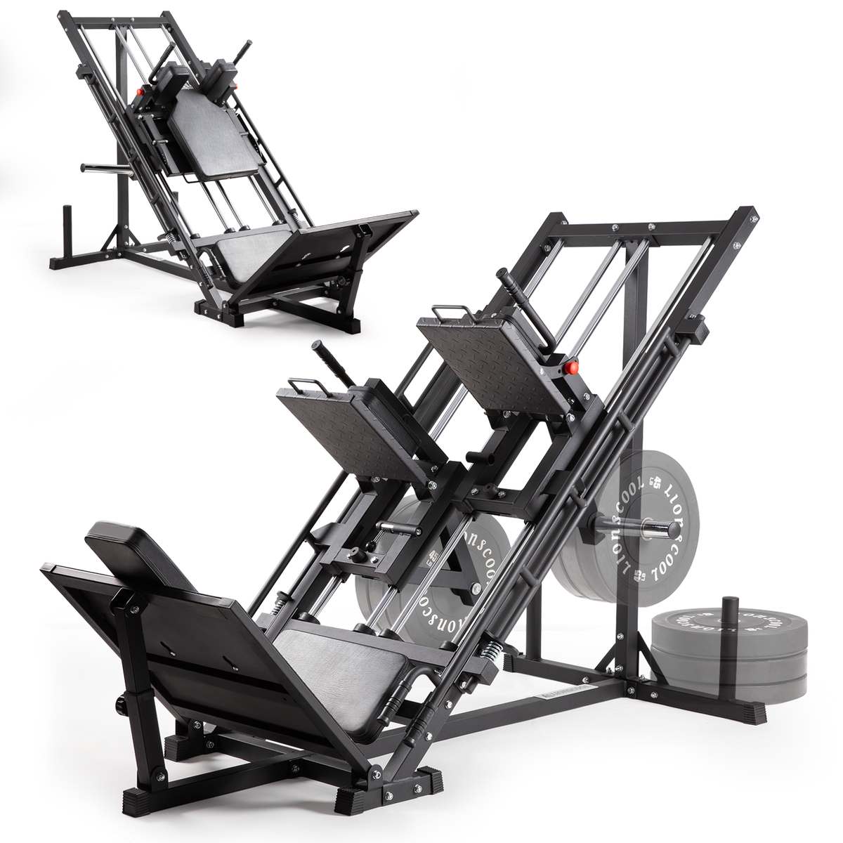 LIONSCOOL Iso Leg Press Hack Squat 3-in-1 Machine LIONSCOOL