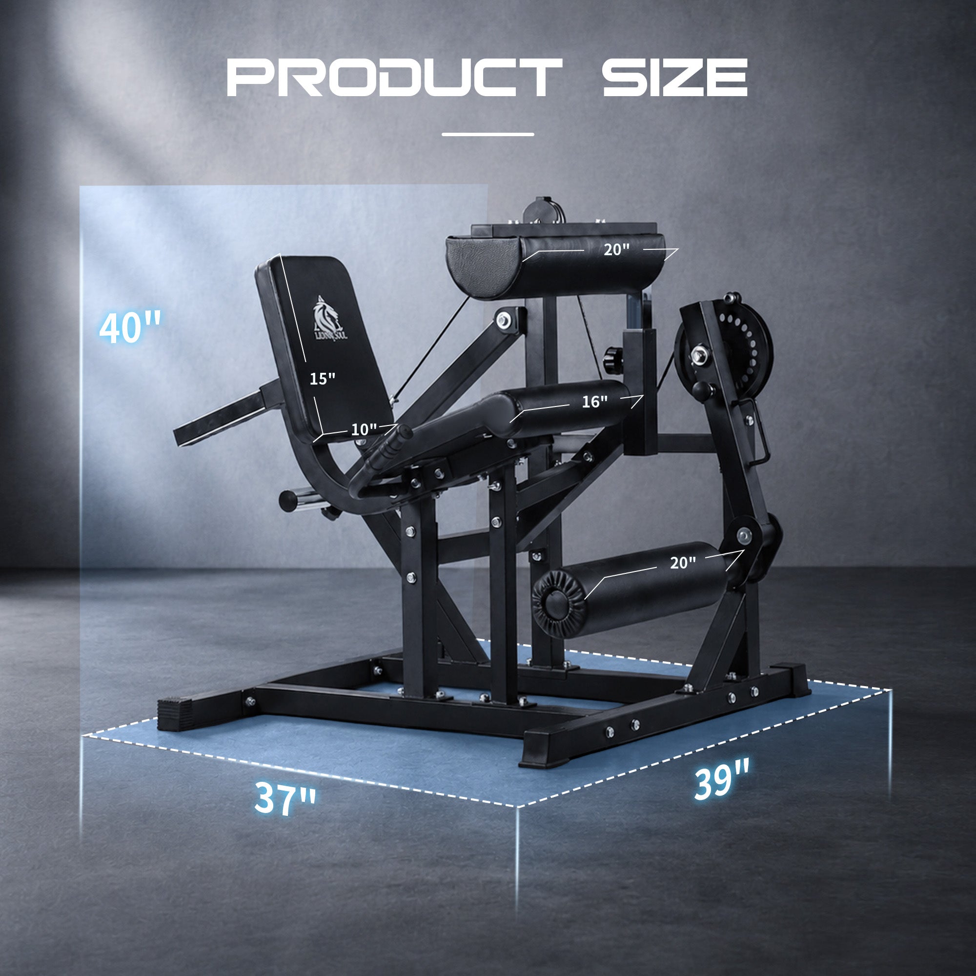 Lionscool Seated Curl Extension Machine LIONSCOOL