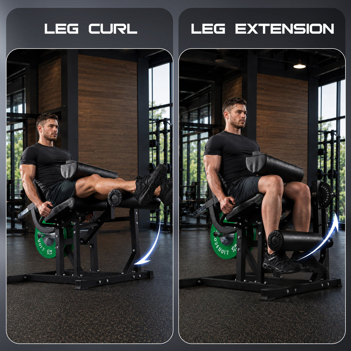 Lionscool Seated Curl Extension Machine LIONSCOOL