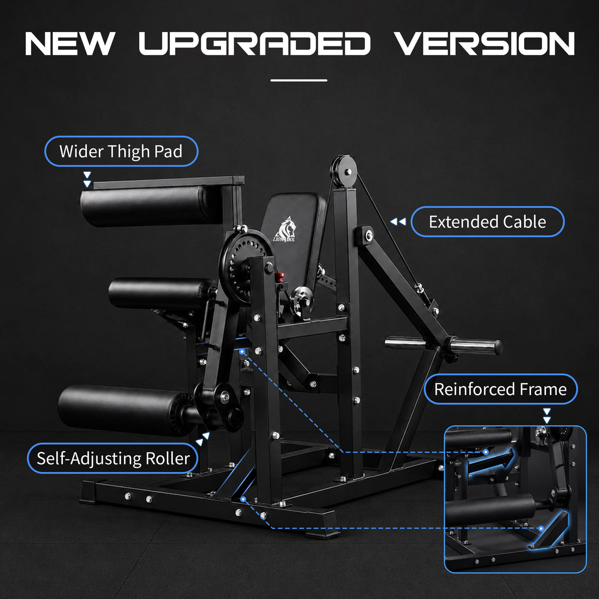 Lionscool Seated Curl Extension Machine LIONSCOOL