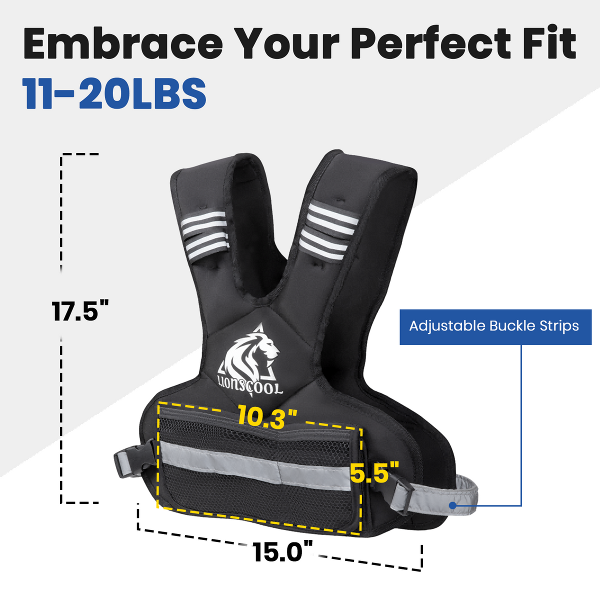 Lionscool Training Weight Vest LIONSCOOL